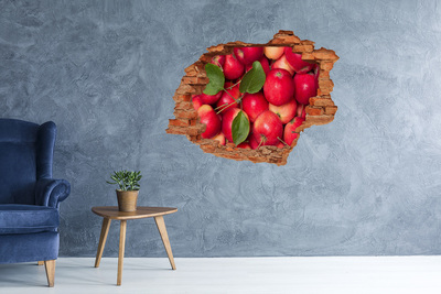 Nálepka fototapeta 3D výhľad Červené jablká