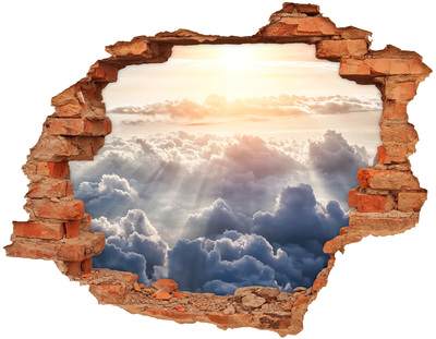 Samolepiaca diera na stenu Obloha je plná oblakov