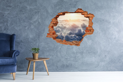 Samolepiaca diera na stenu Mraky zo vzduchu