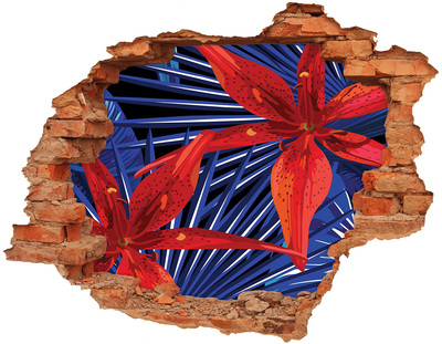 Fototapeta diera na stenu Kvetinový záblesk farieb