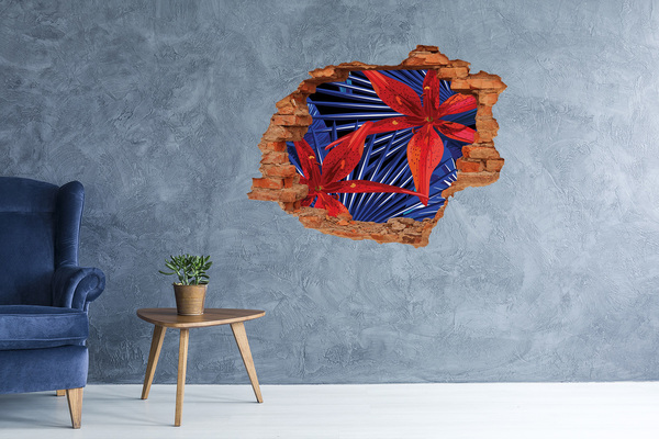 Fototapeta diera na stenu Kvetinový záblesk farieb