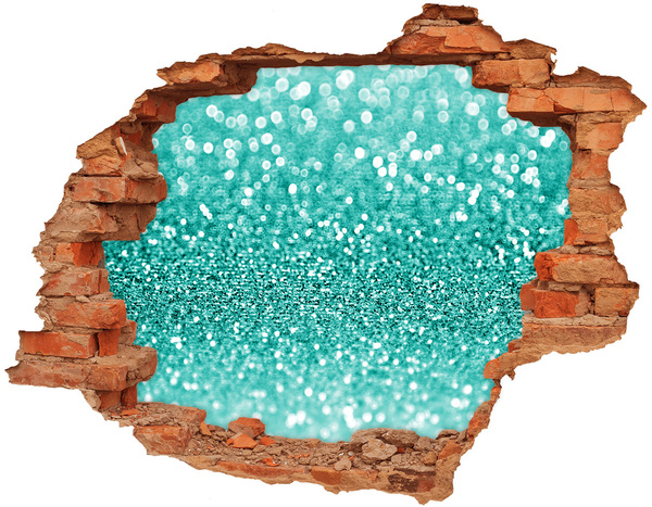 Samolepiaca nálepka na stenu Perlivá voda v diere v stene