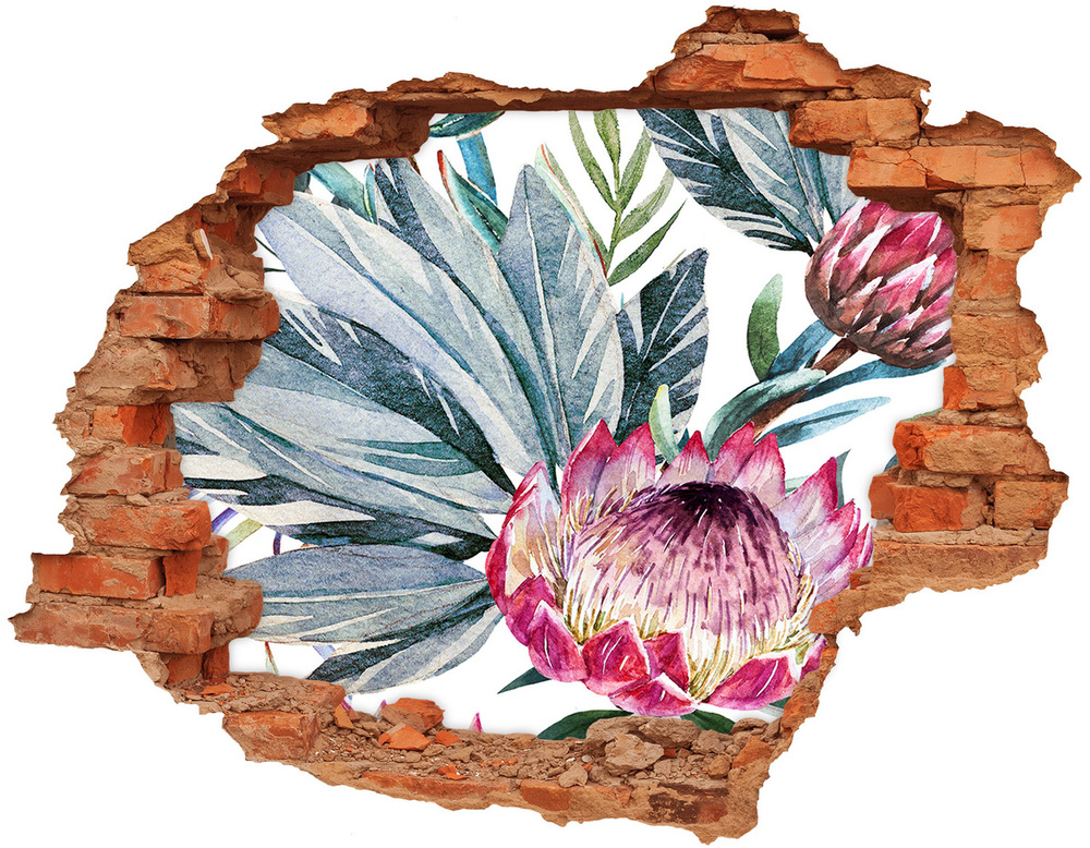 Samolepiaca diera na stenu Protea