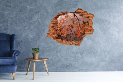 Samolepiaca diera na stenu nálepka Listy vody