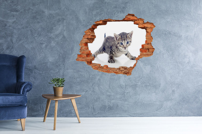 Samolepiaca nálepka na stenu Malá mačka