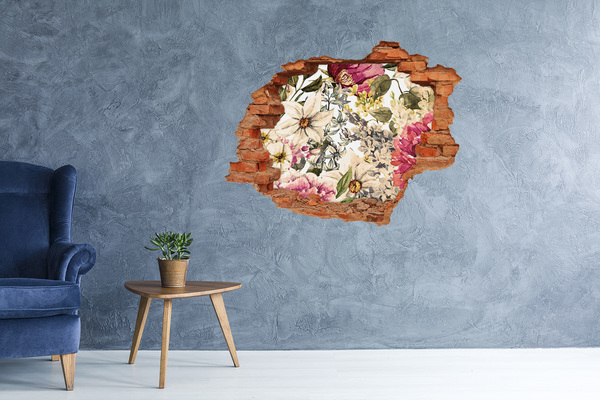 Foto fotografie diera na stenu Kvetinová záhrada za múrom