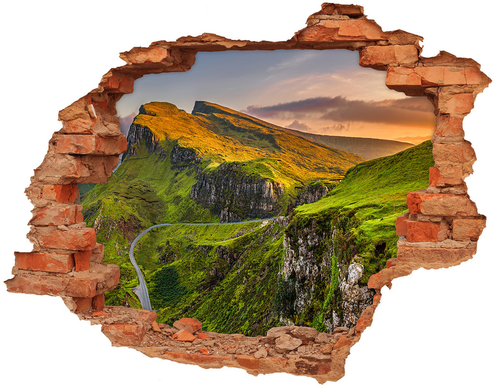 Samolepiaca diera na stenu Kopce škótska