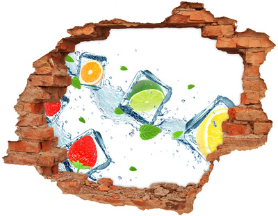 Foto fotografie diera na stenu Osviežujúci koktail v letnom prostredí