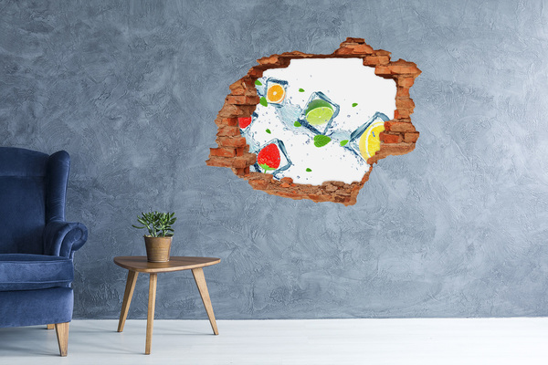 Foto fotografie diera na stenu Osviežujúci koktail v letnom prostredí