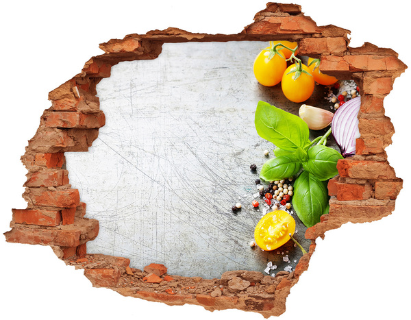 Fototapeta diera na stenu 3D Inšpirácie do kuchyne spoza steny