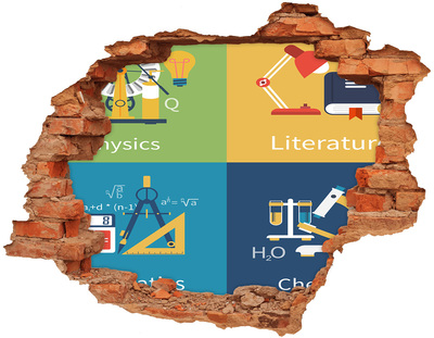 Nálepka fototapeta 3D výhľad Veda v praxi