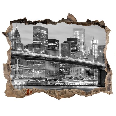 Fototapeta díra na zeď Brooklynský most v New Yorku