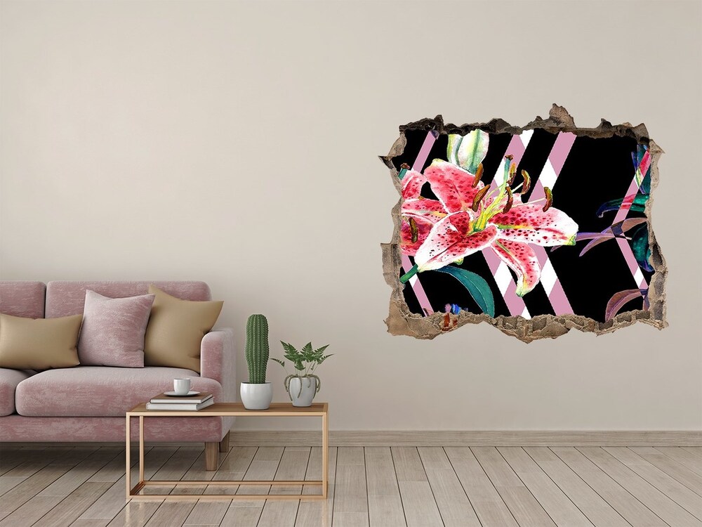 Samolepící nálepka na zeď Tropical lily