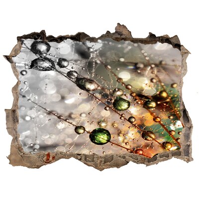 Samolepící nálepka na zeď Kryštálová štruktúra vo svetle