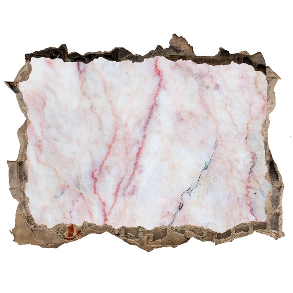 Fototapeta díra na zeď Kamenná diera s mramorovým interiérom