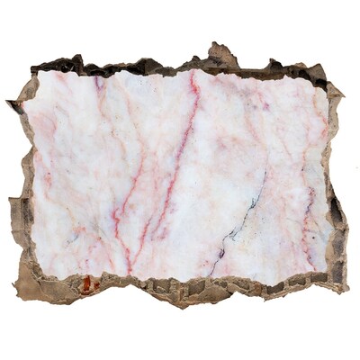 Fototapeta díra na zeď Kamenná diera s mramorovým interiérom