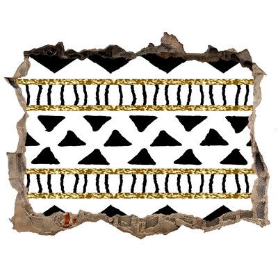 Fototapeta díra na zeď Štylizovaný otvor v stene