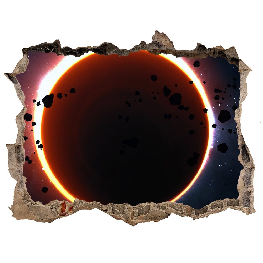 Foto fotografie díra na zeď Eclipse