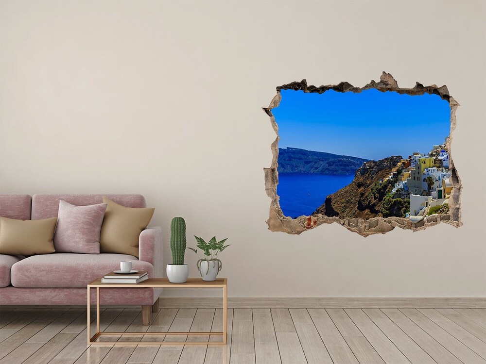 Samolepící nálepka Santorini grécko