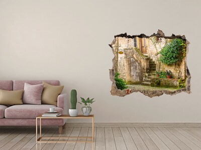 Fototapeta díra na zeď Očarujúce schody v starobylom meste