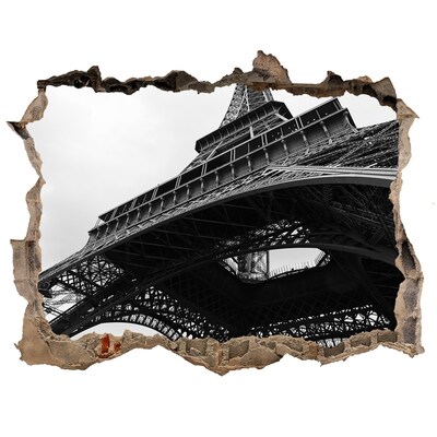 Fototapeta díra na zeď Eiffelova veža v paríži