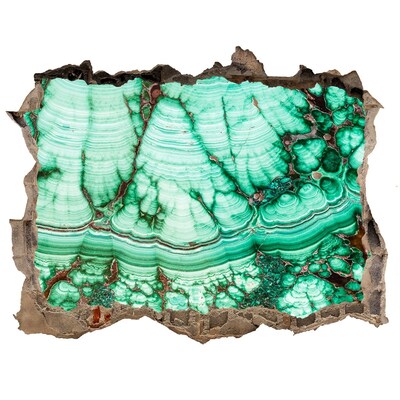 Díra 3D foto tapeta nálepka Malachitová jaskyňa