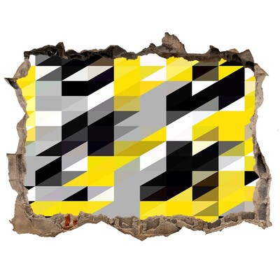 Díra 3D foto tapeta nálepka Abstraktná diera v stene