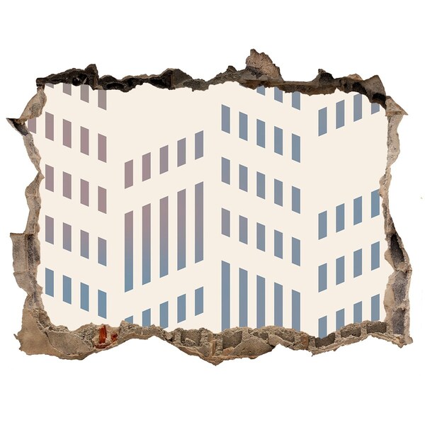 Fototapeta díra na zeď Mestské čaro za múrom