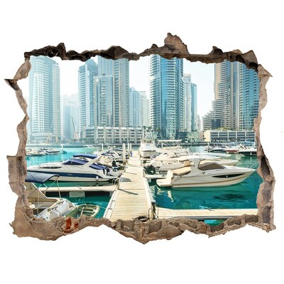 Fototapeta díra na zeď Marina v dubaji