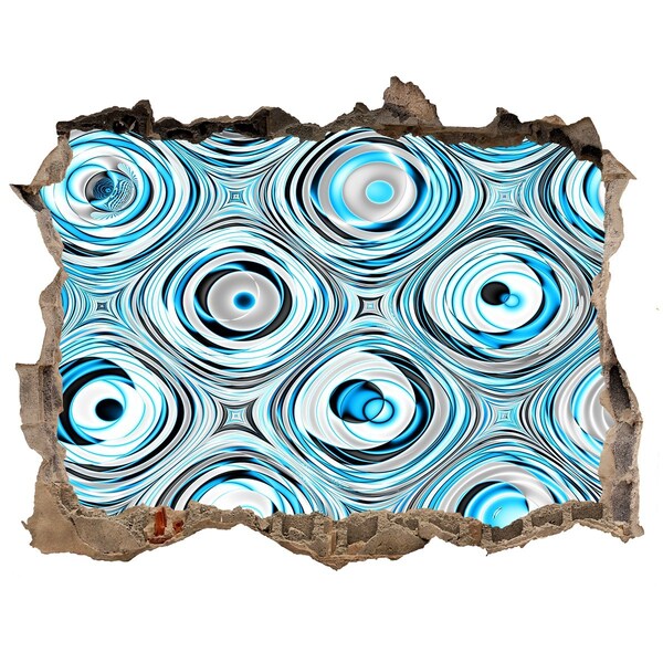 Fototapeta díra na zeď Vodné víry v betóne