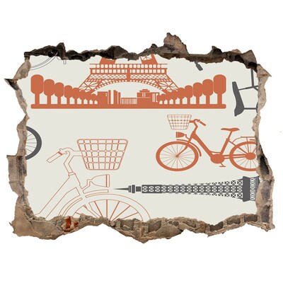 Fototapeta díra na zeď Paríž v detailoch