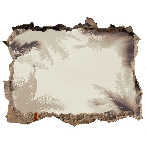 Samolepící nálepka fototapeta Tropická oáza za múrom