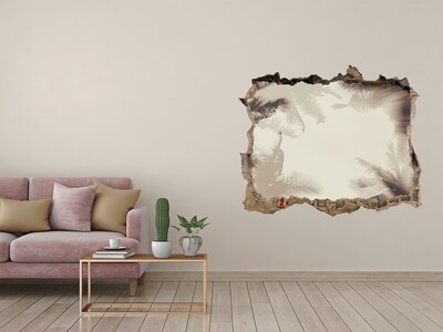 Samolepící nálepka fototapeta Tropická oáza za múrom