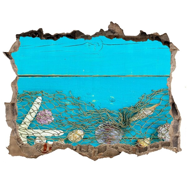 Samolepící díra na stěnu Podvodný svet na pozadí útesu