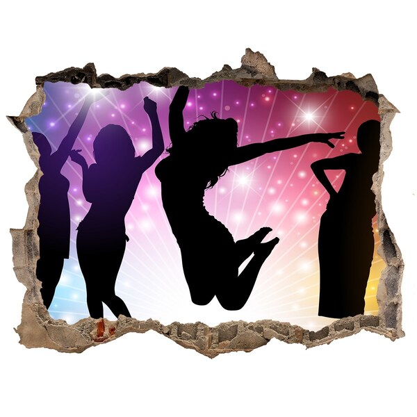 Fototapeta díra na zeď Tanec v centre pozornosti