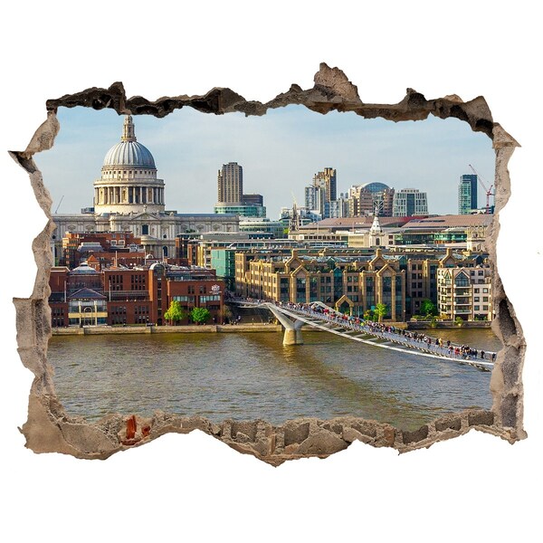 Fototapeta díra na zeď Thames london