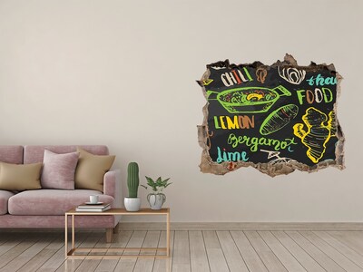 Fototapeta díra na zeď Inšpirácie do kuchyne