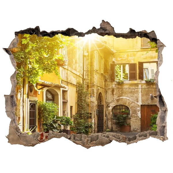 Fototapeta díra na zeď Očarujúci dvor v slnečnom meste