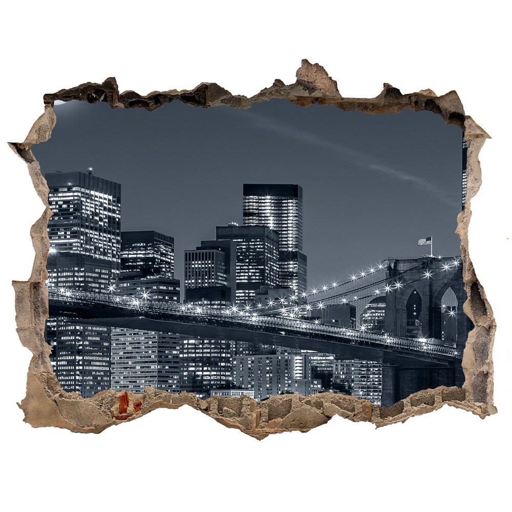 Fototapeta díra na zeď Manhattan new york city