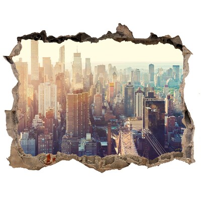 Fototapeta díra na zeď Pohľad z diery v stene