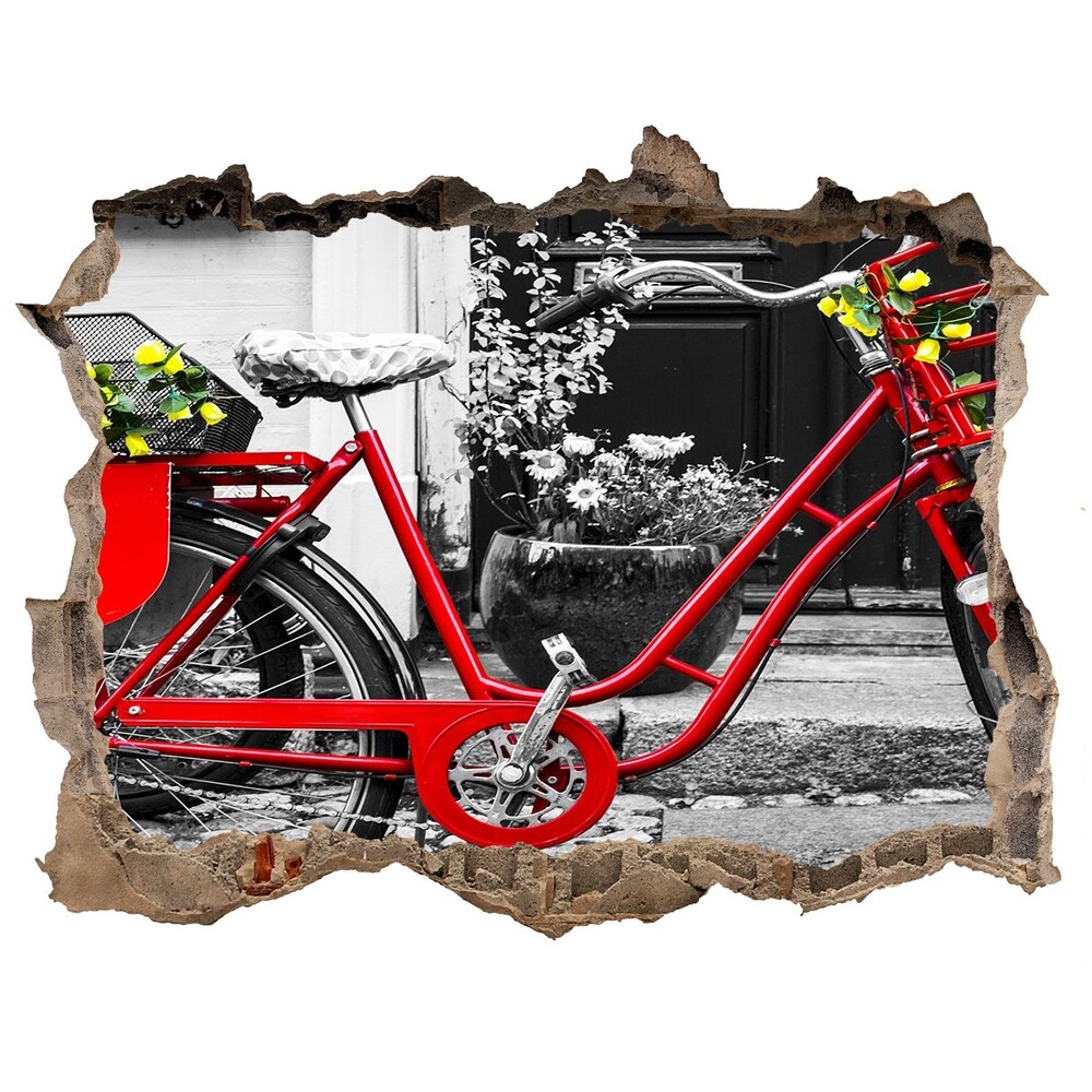 Fototapeta díra na zeď City ​​bike