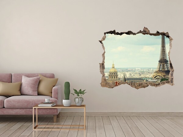 Fototapeta díra na zeď 3D Eiffelova veža v paríži