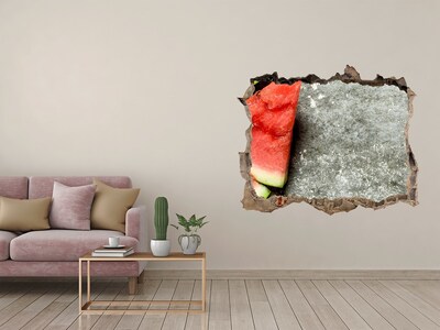 Nálepka díra na zeď Plátky melónu