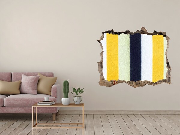 Fototapeta díra na zeď Farebné pruhy v betóne