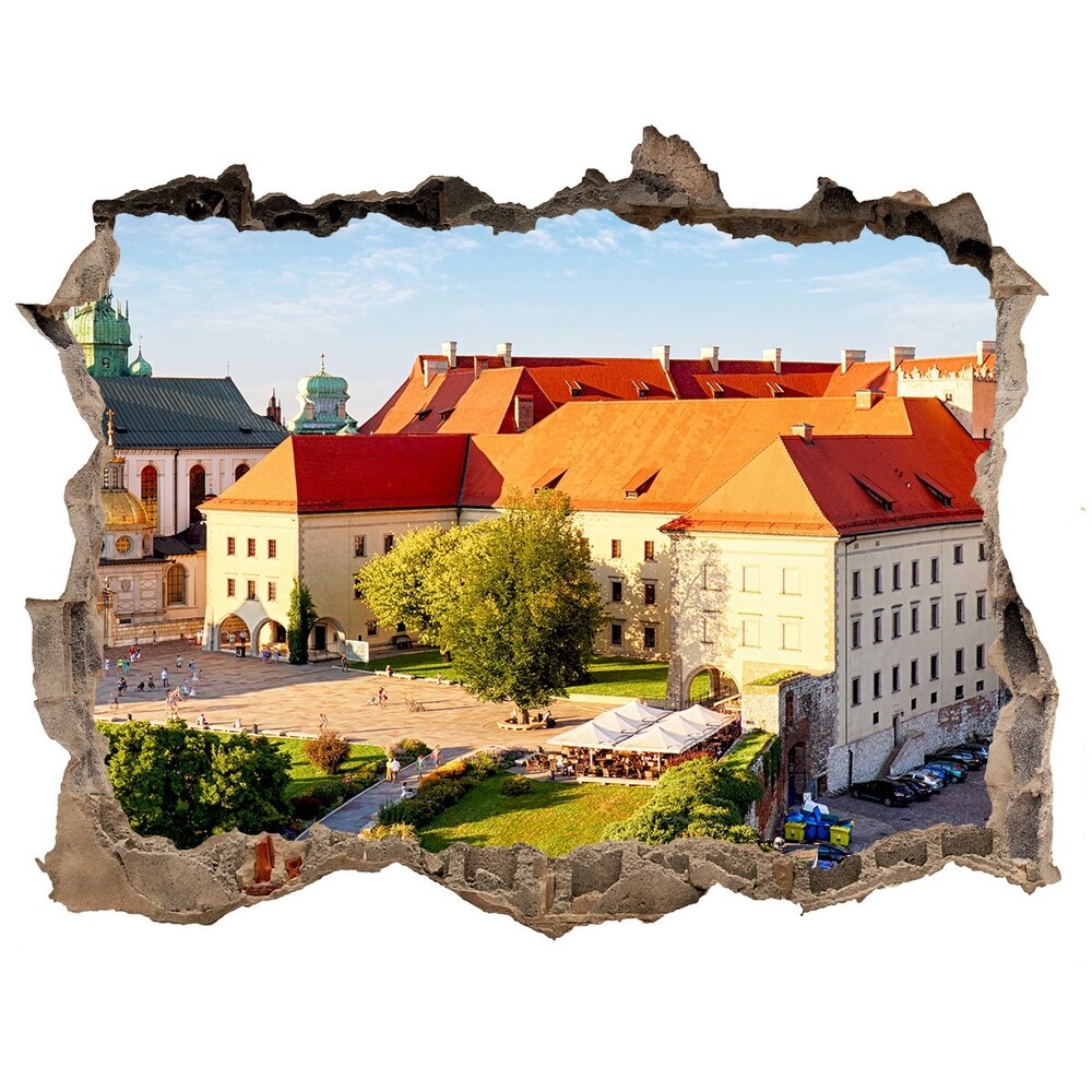 Fototapeta díra na zeď 3D Krakov, poľsko