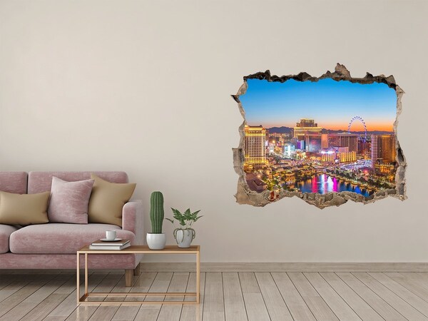 Fototapeta díra na zeď 3D Las vegas, usa