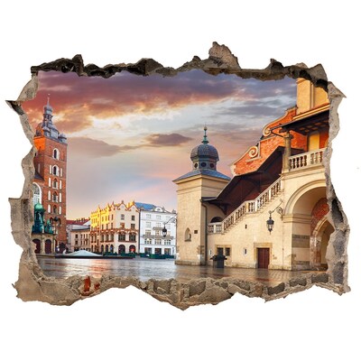 Fototapeta díra na zeď 3D Krakov, poľsko