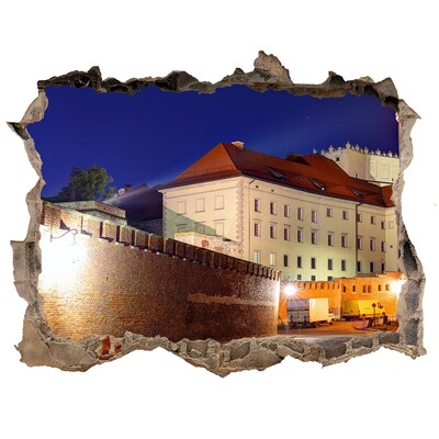 Fototapeta díra na zeď 3D Hrad v nočnej scenérii