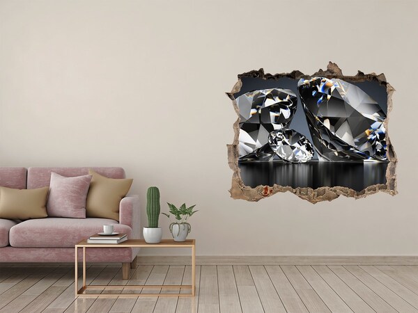 Samolepící díra na stěnu nálepka Diamantová jaskyňa