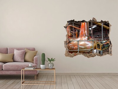 Fototapeta díra na zeď 3D Interiér liehovaru na whisky
